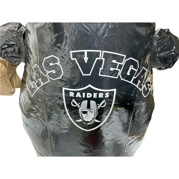 Las Vegas Raiders Mini Bop Bag 34" Tall Inflatable Blonde Male Tackle Buddy - Picture 5 of 12